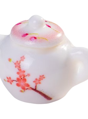 樱花茶具茶盘小套装树脂造景摆件