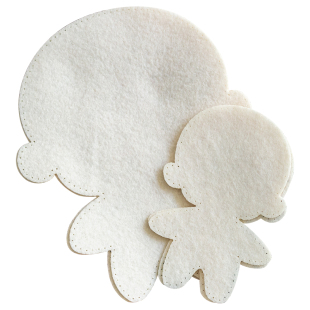 不织布棉花人偶吃谷子海星体10/20cm娃娃素体材料痛包切片手工diy