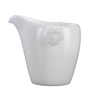 古垚/陈清宜手工德化白瓷公道杯暖玉瓷分茶器日式茶海/祥云公道杯