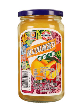 梅林糖水黄桃罐头烘焙原料旗舰店
