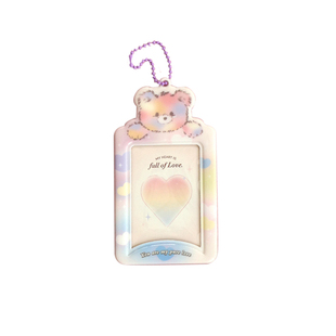 韩国iconic少女ins拍立得3寸相片校园饭小卡套双面门禁卡包挂件套