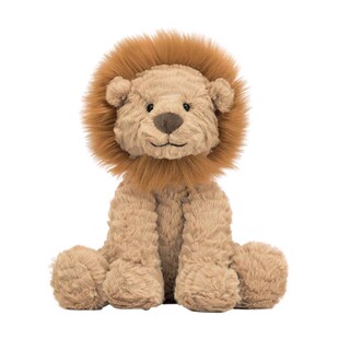 英国Jellycat波浪毛狮子毛绒玩具安抚玩偶儿童公仔娃娃生日礼物