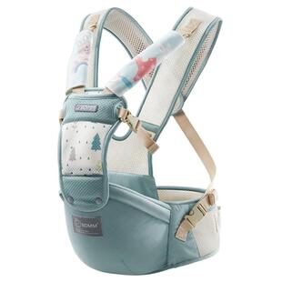 布兜妈妈婴儿腰凳夏季透气宝宝坐凳护腰前抱式四季背带抱娃神器小