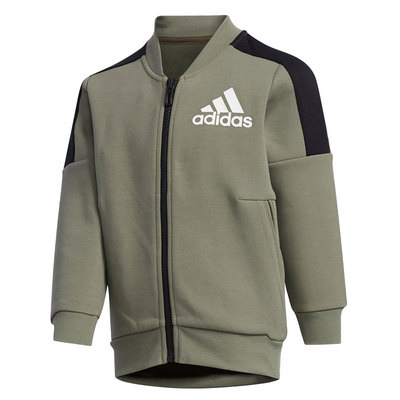 阿迪达斯男童二合一休闲运动外套