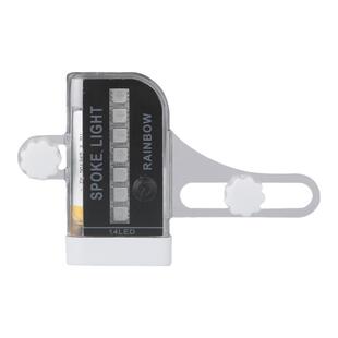 山地自行车夜骑风火轮七彩装饰灯儿童轮胎灯公路车车圈辐条警示灯