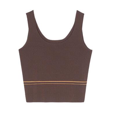 谜底针织衫短背心女2025春季新品紧身百搭短款内搭上衣251MZ0329