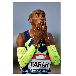 Mo Farah法拉赫海报英国长跑运动员马拉松冠军装饰画宿舍寝室墙贴