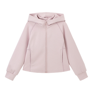 布丁哈鲁春装女童童装洋气上衣2026春季新款儿童运动拉链外套