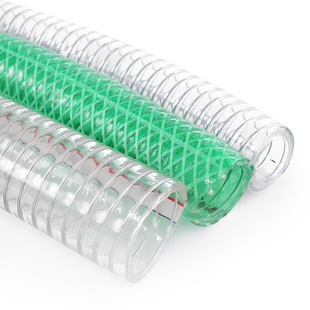 PVC钢丝管软管排水管耐油管透明加厚塑料水管真空管耐高温管子