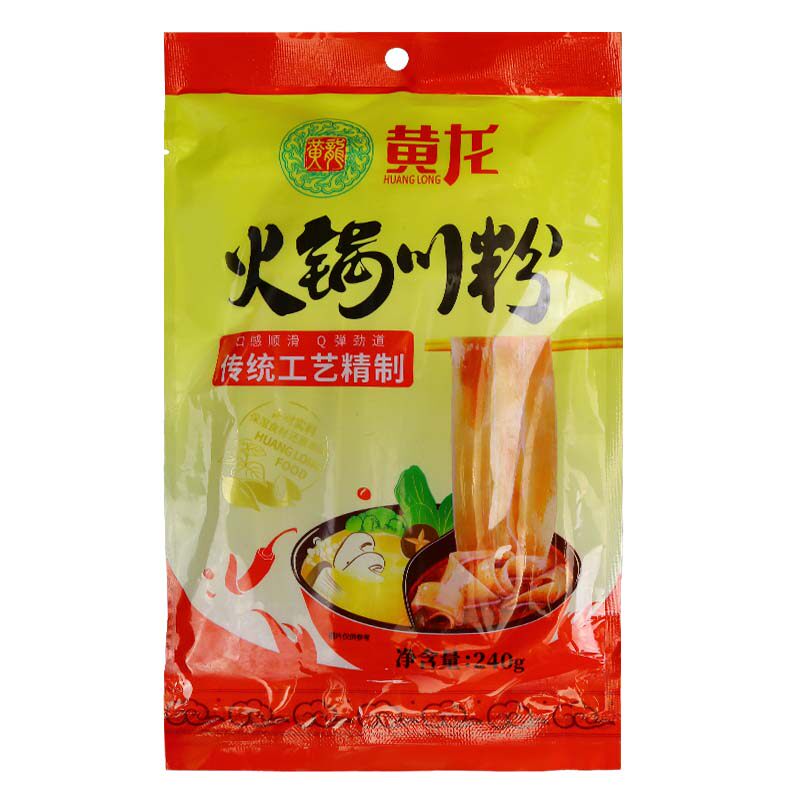 四川黄龙火锅川粉240g袋装宽粉火锅麻辣烫串串香冒菜配菜家用商用