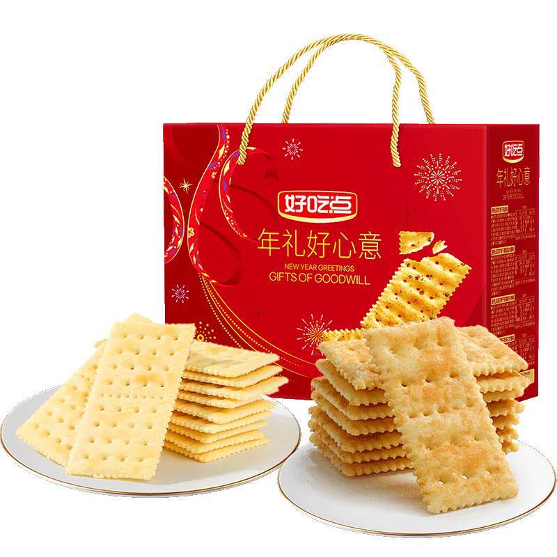 好吃点苏打饼干多口味小零食