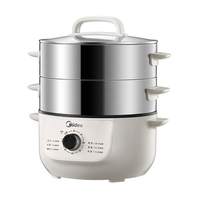 美的电蒸锅多功能三层