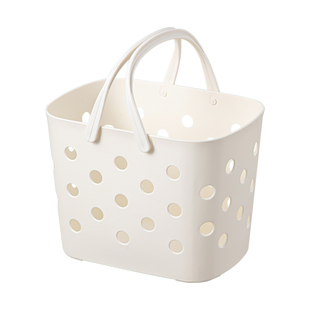 手提洗澡篮子杂物收纳储物篮浴室洗漱筐澡篮洗浴沐浴篮小号软塑料