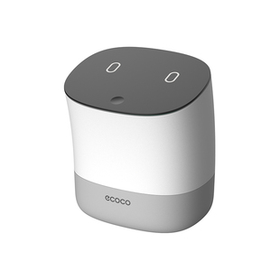 ecoco桌面垃圾桶小号家用客厅卧室高颜值ins风可爱迷你桌上垃圾箱