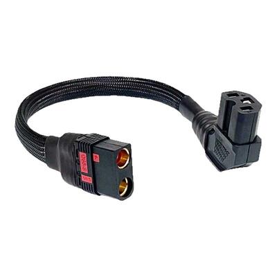 电动自行车T品母头转xt90安德森qs8-s加粗耐高温电源转换线智租