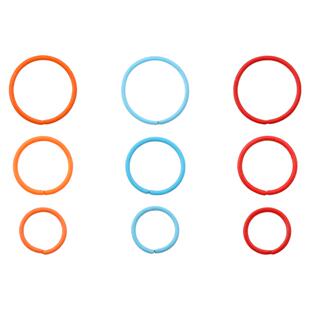 彩色铁制开口圈单圈连接环圈DIY手工制作手链钥匙扣挂件饰品配件