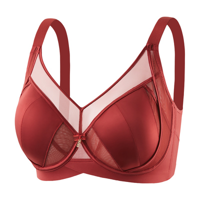 安娜蜜语本命年红色大码文胸