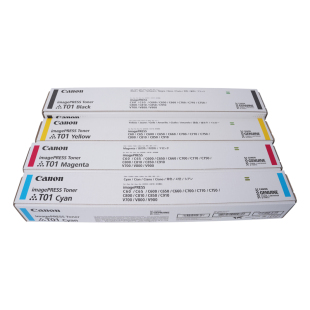 佳能T01碳粉原装正品适用C650C700 C710 C750 C800 墨粉粉盒T02