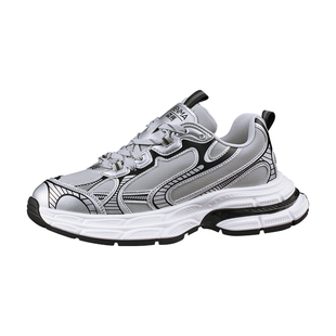 SENMA/森马秋冬新款皮面女鞋男鞋休闲老爹鞋百搭时尚休闲潮流女男