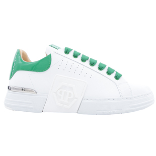 Philipp Plein PP 男时尚真皮小白鞋低帮休闲鞋 USC0474 PLE025N