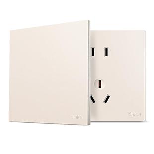 simon西蒙插座面板开关i6air可可蛋奶超薄家用86型墙壁官方旗舰店