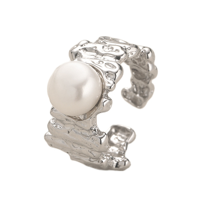 sutu戒指素图珍珠小众设计复古