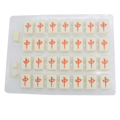 巧克力红中可食用仿真包邮巧克力