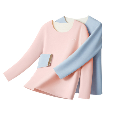 儿童无痕保暖内衣加绒加厚秋衣裤