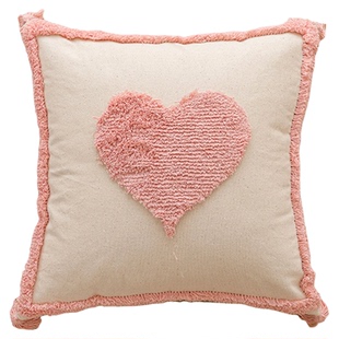 JOJO'S L. PD.tread. ins风粉色簇绒沙发抱枕新款小清新 | 灸坏