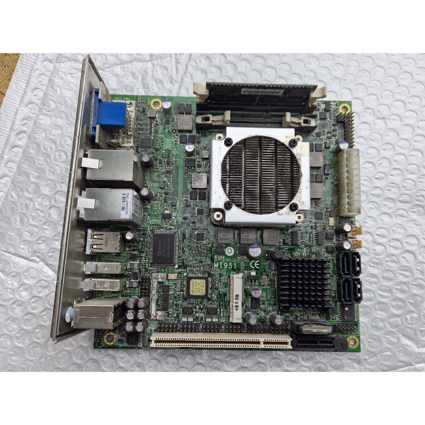 议价可维修MI951工控主板原装拆机货带1条4GB内存和i5处理器