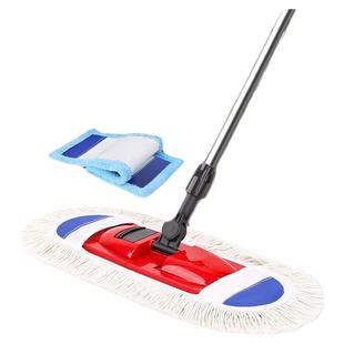 美丽雅套布式拖把棉线平板地拖大号尘推家用木地板墩布纤维布两用