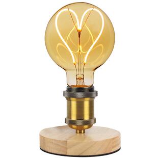 网红灯饰仿古装饰复古台灯书房卧室暖光灯爱迪生灯泡调光灯座E27