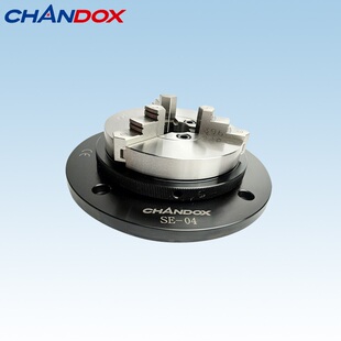 台湾千岛超薄三爪夹盘SE-04手动卡盘2/3/4/5/6寸精密铣床磨床配件