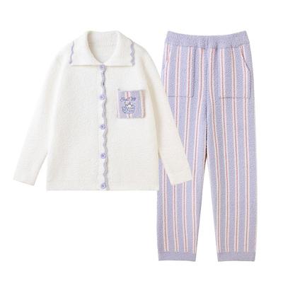 TugTug半边绒月子服孕妇女士睡衣