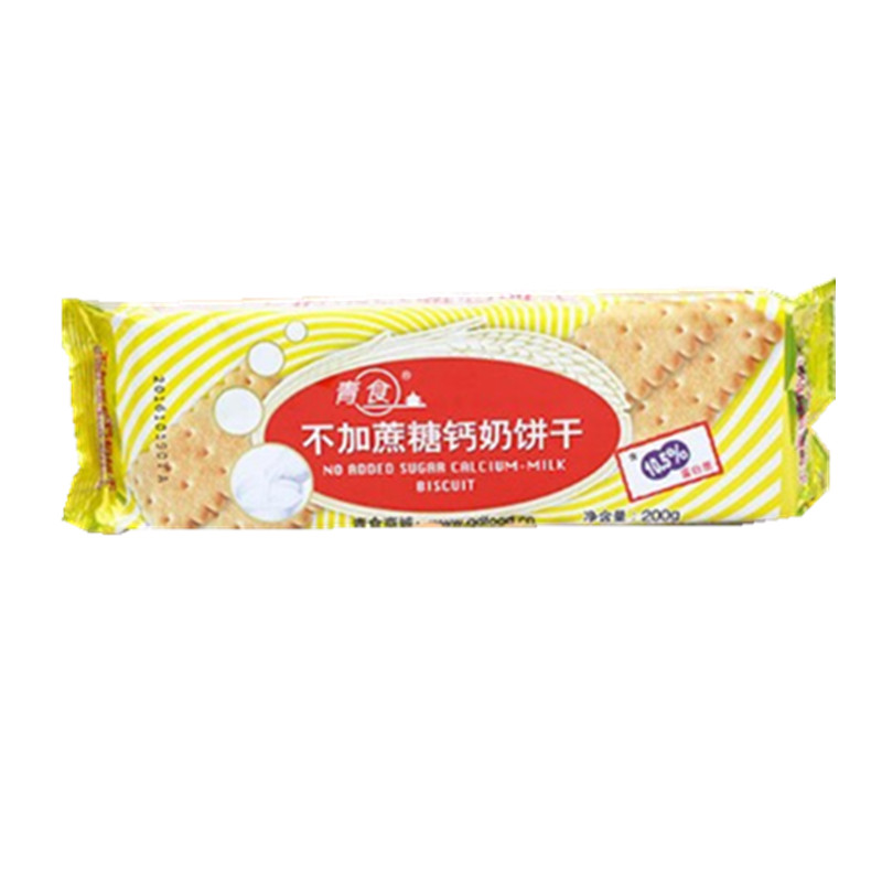 青食不加蔗糖钙奶饼干200g
