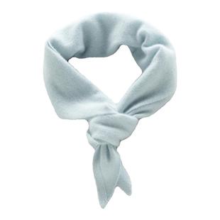 新款100%纯山羊绒三角小围巾女薄款小披肩情侣款护颈围脖保暖假领