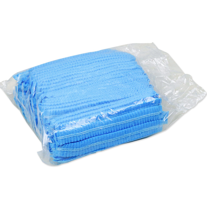 一次性帽子无纺布头套条形蘑菇帽防尘防掉发食品厂透气发网2000只