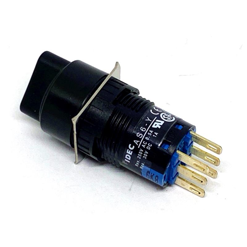 IDEC和泉AS6-Y AS6M-3Y2C AS6M-2Y2C 2Y1C旋转开关3-6脚33Y2C PBC