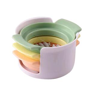 宝宝辅食切蛋神器 304不锈钢三合一多功能切蛋器家用鸡蛋切片切花