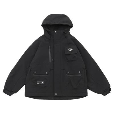 男童羽绒服冲锋衣三合一白鸭绒潮