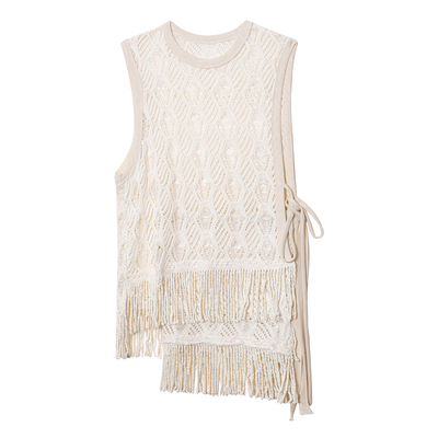 针织流苏套装2026早春新款叠穿