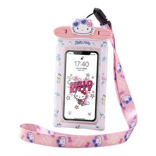 麦斯卡×Hello Kitty新款凯蒂猫防水袋IPX8手机包挂脖绳灵敏触屏