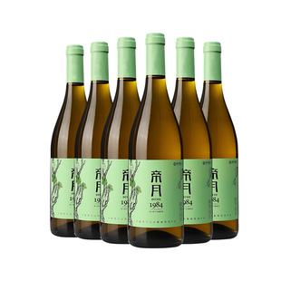 帝月1984宁夏贺兰山东麓干白葡萄酒贵人香红酒整箱装酒庄果香酒类
