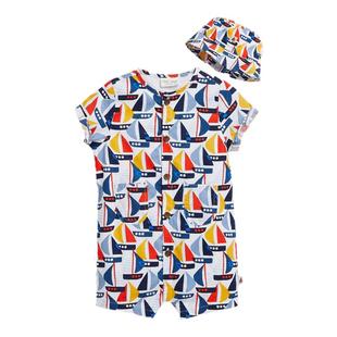 现货英国next童装正品25新生婴儿男宝纯棉短袖连身连体衣爬服3件