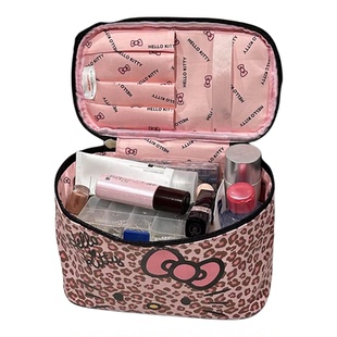 チュシンミ-豹纹 KT收纳包大容量便携式旅行外出手提洗漱化妆包