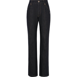 【38开门红】Brunello Cucinelli 女高腰直筒牛仔裤