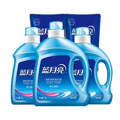 蓝月亮薰衣草香洗衣液16斤套装
