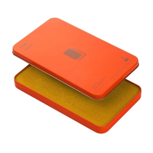 慢物质·金色印泥滚轮滚筒印台印章印油补充液印泥盒文创手工diy拓印红包手账本盖章快干印台红色便携印泥台