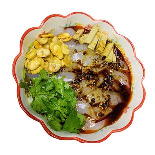 浑源凉粉山西大同特产送莲花豆调味豆腐干包休闲即食土豆凉粉通用