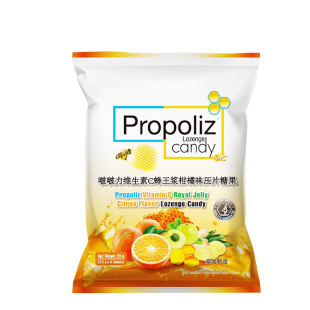 泰国Propoliz啵啵力VC蜂王浆柑橘味糖薄荷清凉小规格尝鲜体验装